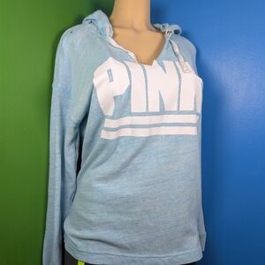 PINK Victoria's Secret Light Blue Women's Hoodie